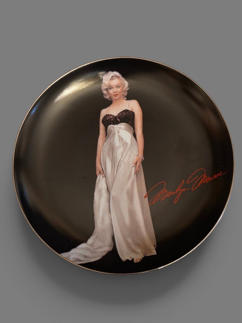 Marilyn Monroe Satin and Lace Milton H Greene Bradford Exchange Collector Plate